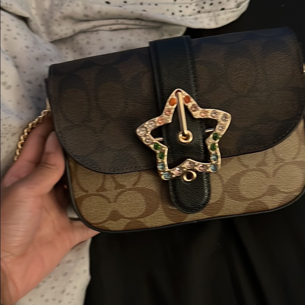 Coach Gemma Crossbody with star buckle